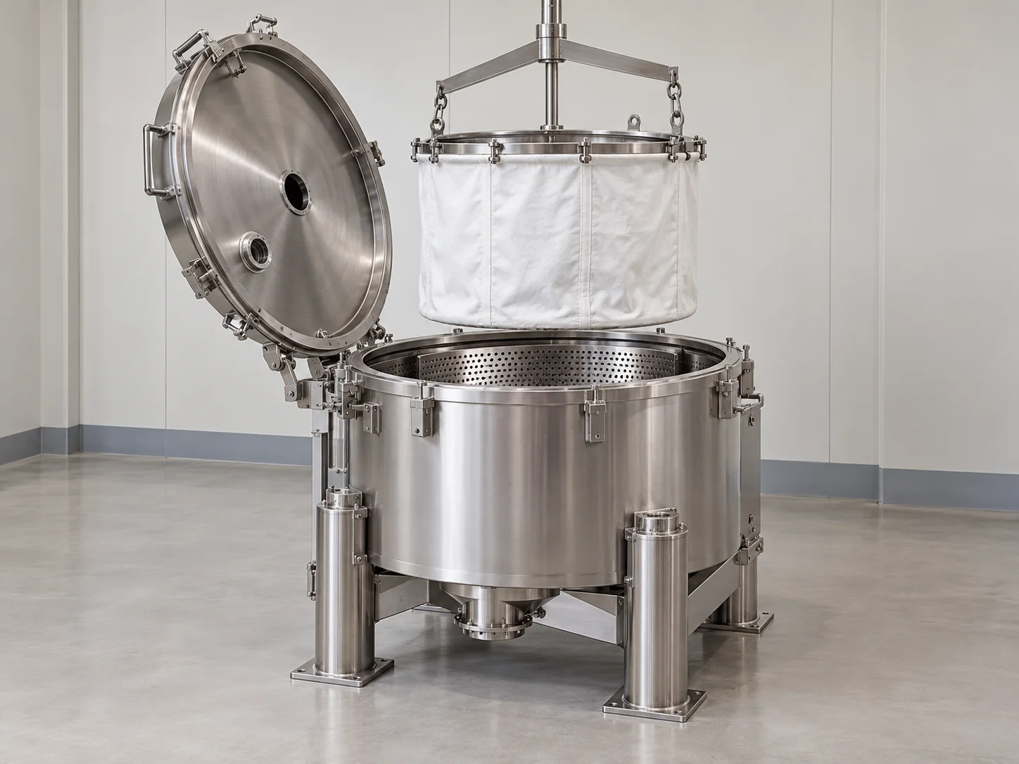 Illustrative lifting-bag centrifuge concept